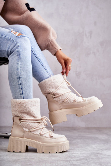 Zandlaarzen snowboots met... 2