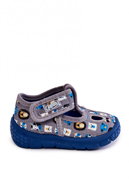 Schoenen/pantoffels Befado grijze kleur