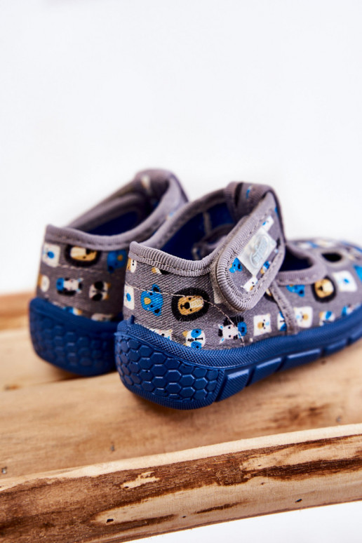 Schoenen/pantoffels Befado grijze kleur Schoenen/pantoffels Befado grijze kleur