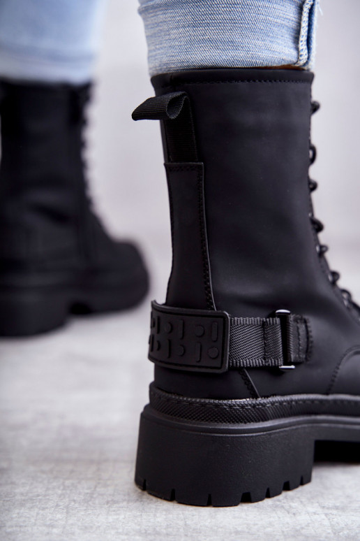 Laarzen verwarmd met ritsen in de...