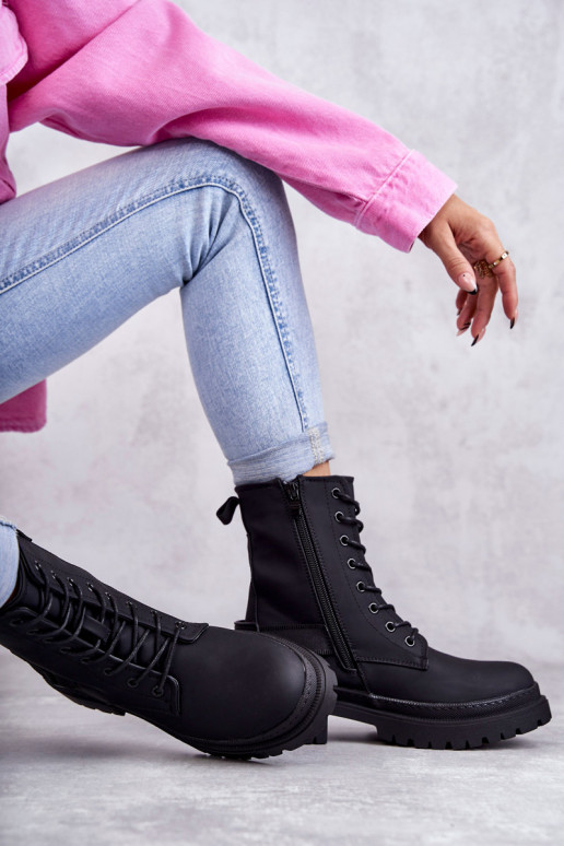 Laarzen verwarmd met ritsen in de...