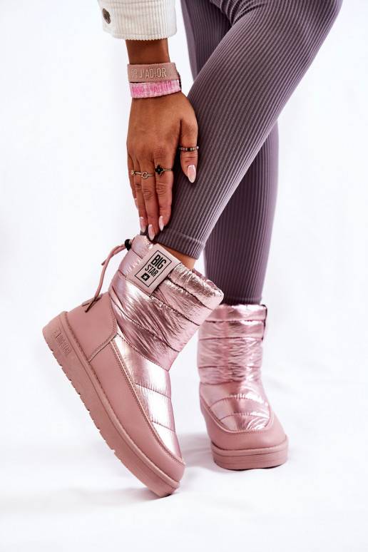 Roze verwarmde snowboots Big Star...