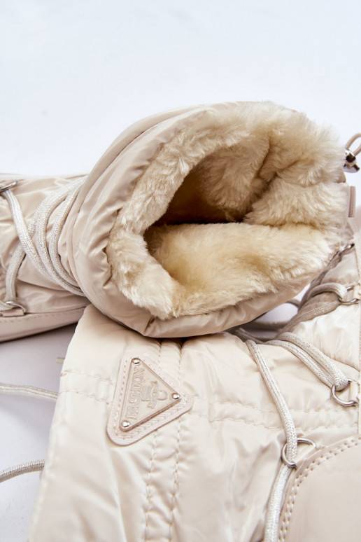 Carrios Ivory verwarmde snowboots met... Carrios Ivory verwarmde snowboots met...
