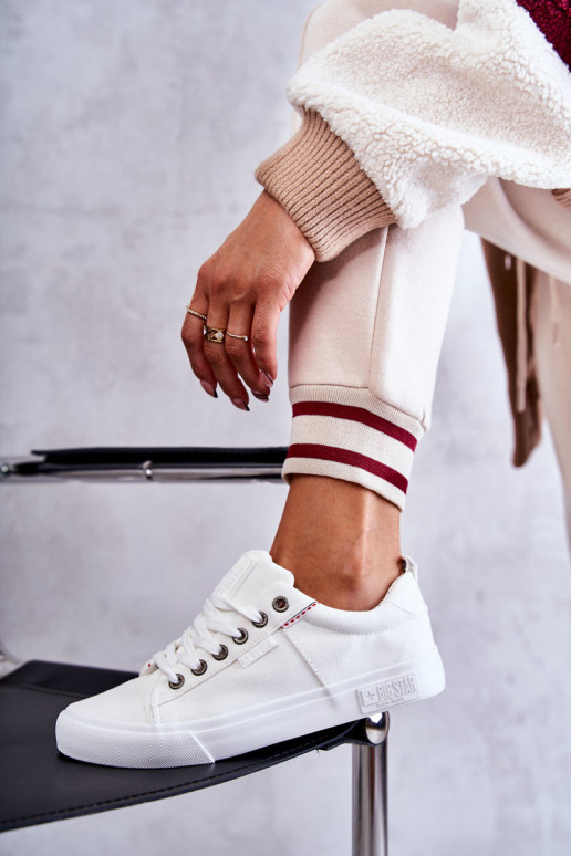 vrijetijdsschoenen Big Star witte kleur