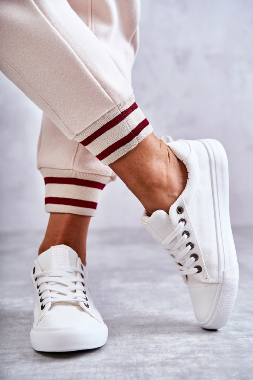 vrijetijdsschoenen Big Star witte kleur