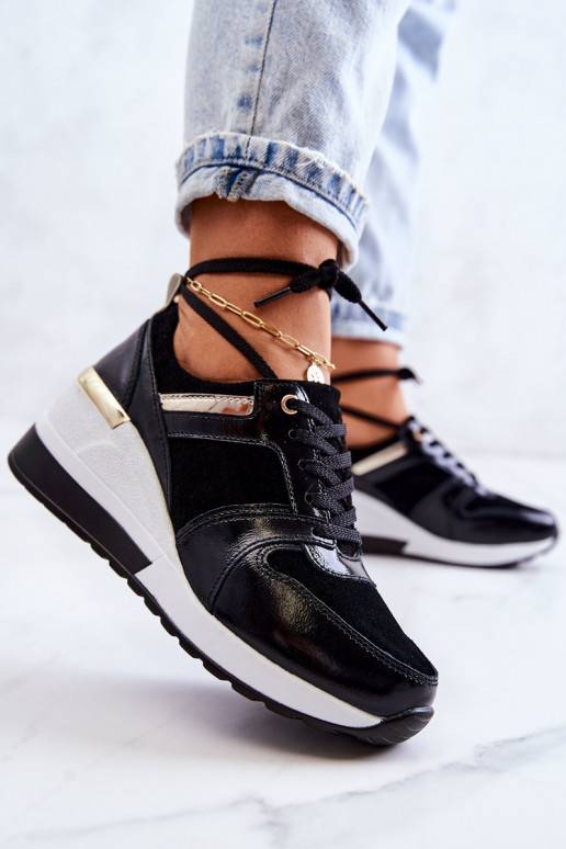 Zwart - witte sportschoenen Rayana... Zwart - witte sportschoenen Rayana...