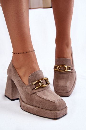 Suede schoenen met... 2