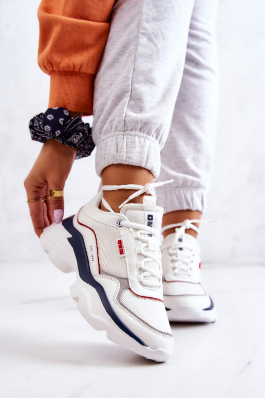 Witte vrijetijds-sportschoenen Big Star Witte vrijetijds-sportschoenen Big Star