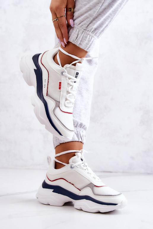 Witte vrijetijds-sportschoenen Big Star Witte vrijetijds-sportschoenen Big Star