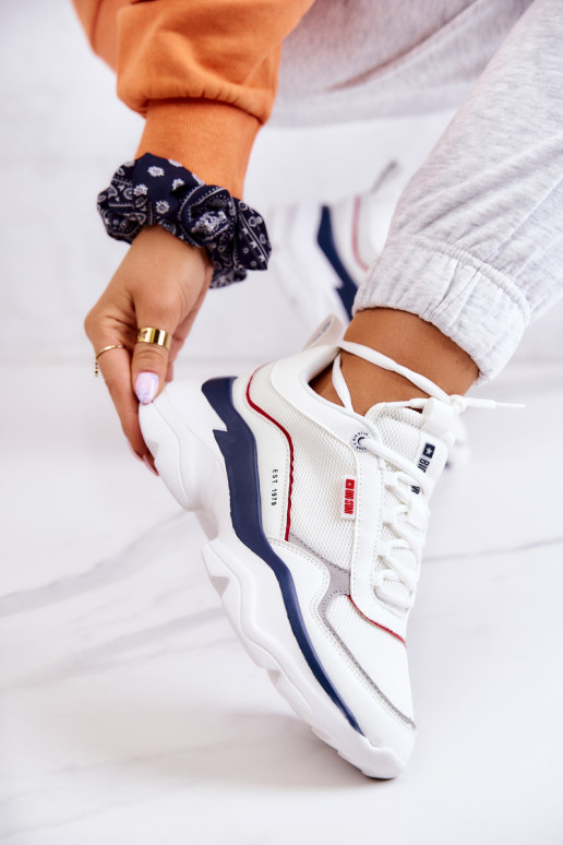 Witte vrijetijds-sportschoenen Big Star Witte vrijetijds-sportschoenen Big Star