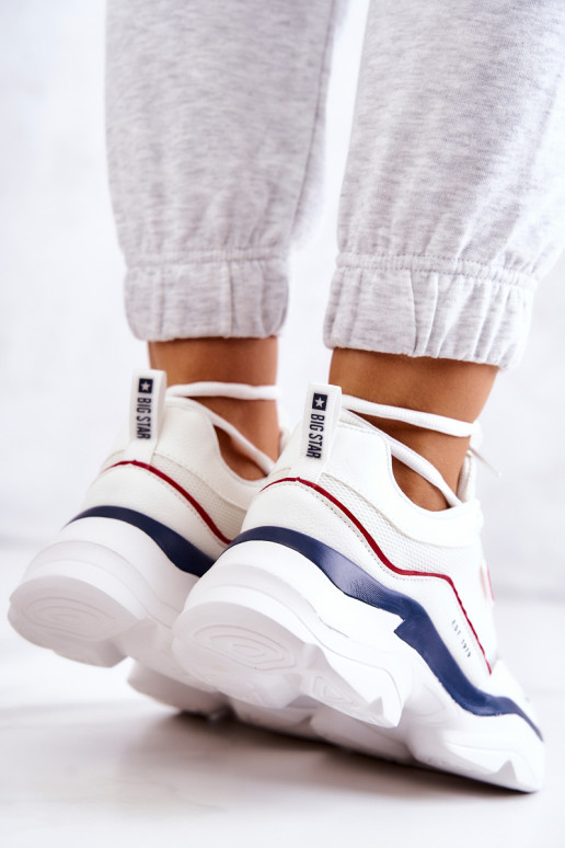 Witte vrijetijds-sportschoenen Big Star Witte vrijetijds-sportschoenen Big Star