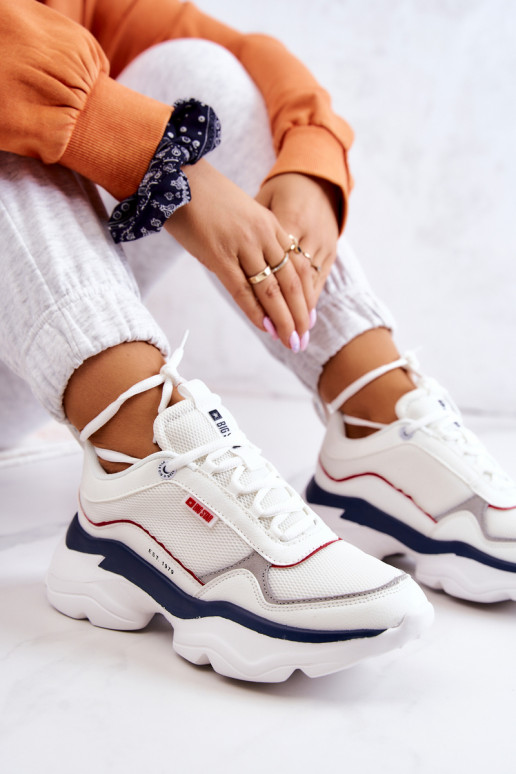 Witte vrijetijds-sportschoenen Big Star Witte vrijetijds-sportschoenen Big Star