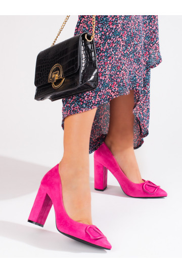 Suède schoenen met hoge...