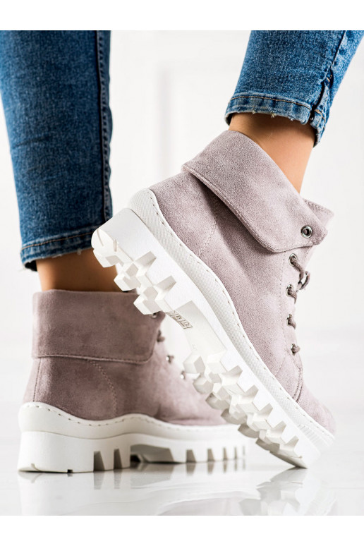 Lichtpaarse dameslaarzen S.Barski Lichtpaarse dameslaarzen S.Barski