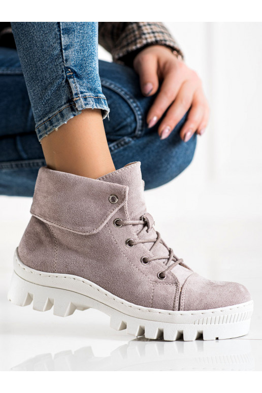 Lichtpaarse dameslaarzen S.Barski Lichtpaarse dameslaarzen S.Barski