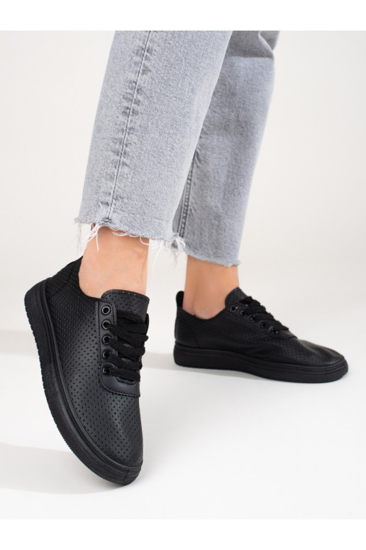 Zwarte sport-vrijetijdsschoenen... Zwarte sport-vrijetijdsschoenen...