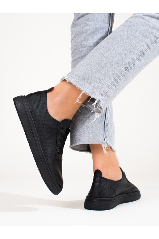 Zwarte sport-vrijetijdsschoenen... Zwarte sport-vrijetijdsschoenen...