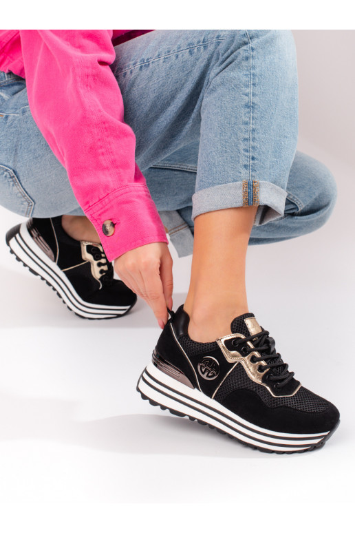 Potocki zwarte vrijetijdsschoenen met...