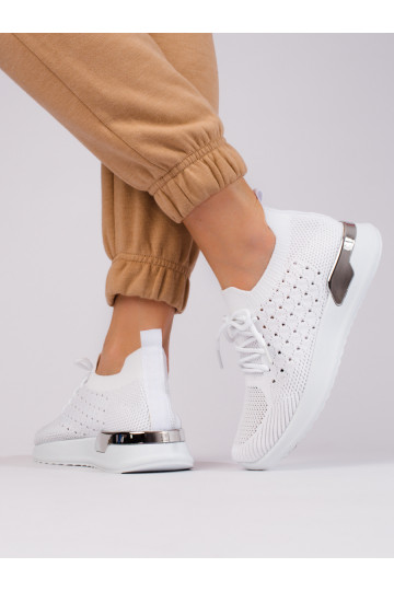 Witte textielschoenen Shelovet 2