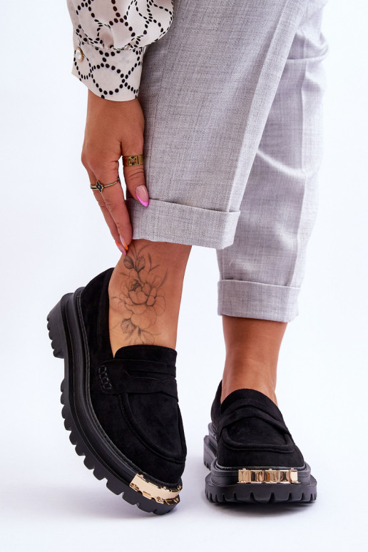 Klassiek model suède mocassins met... Klassiek model suède mocassins met...