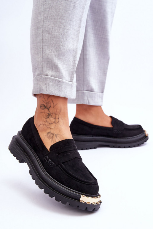 Klassiek model suède mocassins met... Klassiek model suède mocassins met...