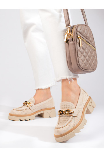 suède mocassins met...
