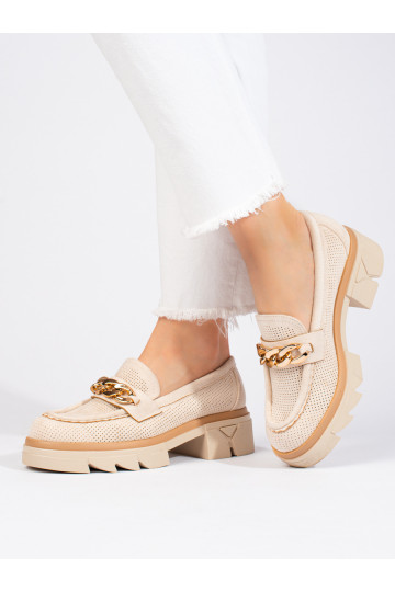 suède mocassins met... 2