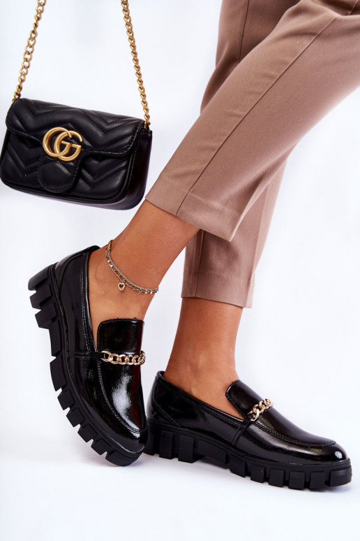 lakleren laarzen met kettingen in... lakleren laarzen met kettingen in...