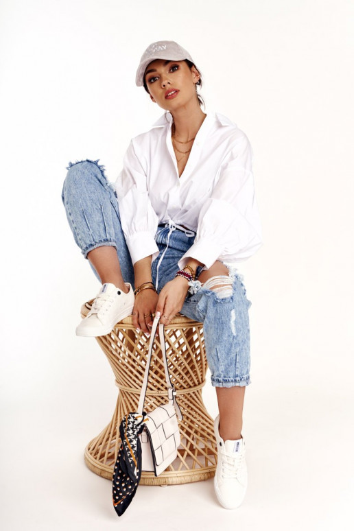 Witte vrijetijds-sportschoenen Big Star Witte vrijetijds-sportschoenen Big Star