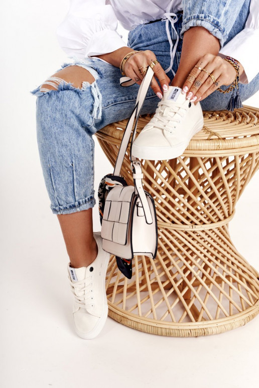 Witte vrijetijds-sportschoenen Big Star Witte vrijetijds-sportschoenen Big Star