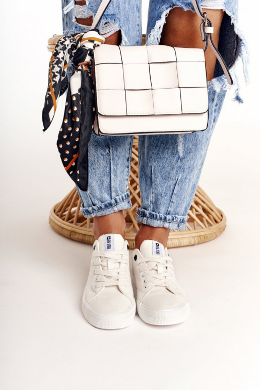 Witte vrijetijds-sportschoenen Big Star Witte vrijetijds-sportschoenen Big Star