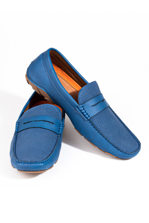 Herenmocassins Shelovet blauwe kleur