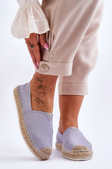 Lichtblauwe Espadrilles Big...