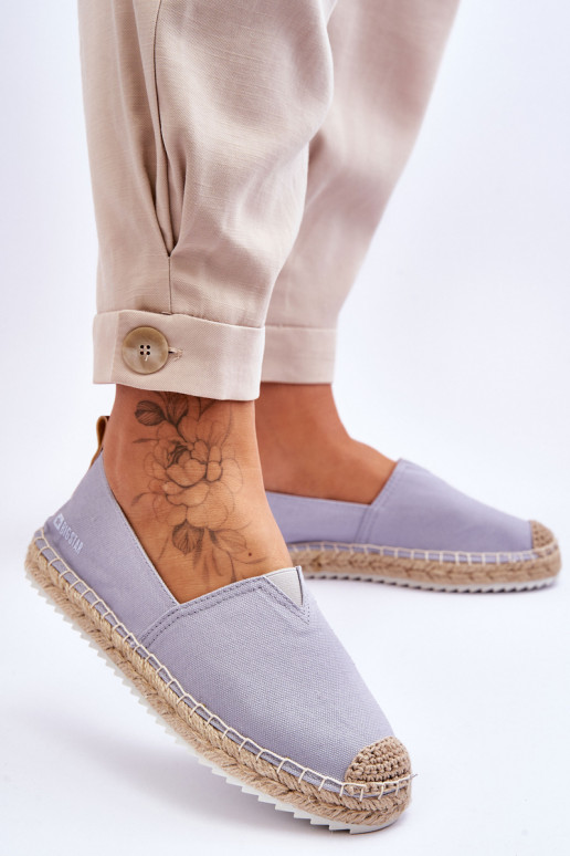 Lichtblauwe Espadrilles Big Star Lichtblauwe Espadrilles Big Star