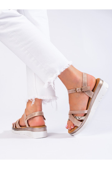 Shelovet beige sandalen 2