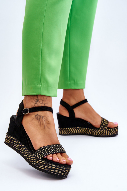 Plateausandalen van het klassieke...