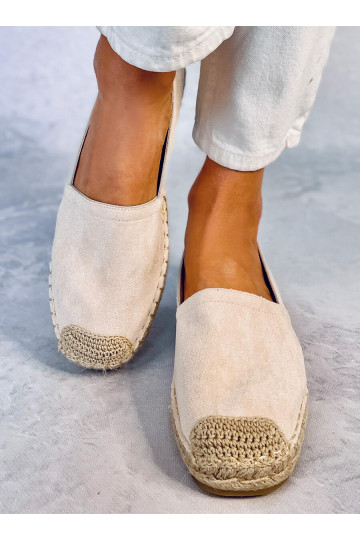 Beige damesespadrilles ZAHN... 2