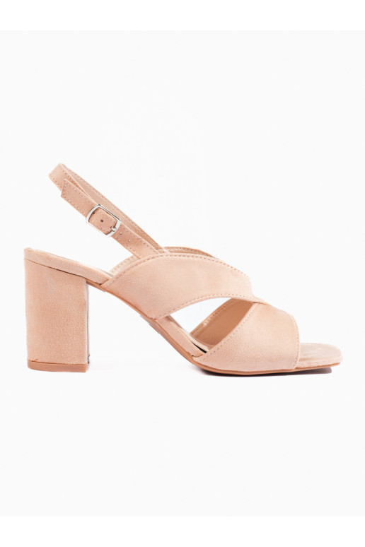 Suède schoenen beige Vinceza