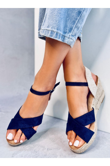 Plateausandalen WILLA BLAUW