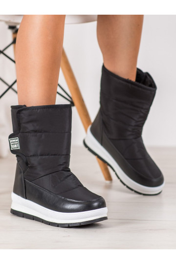 Zwarte snowboots met...