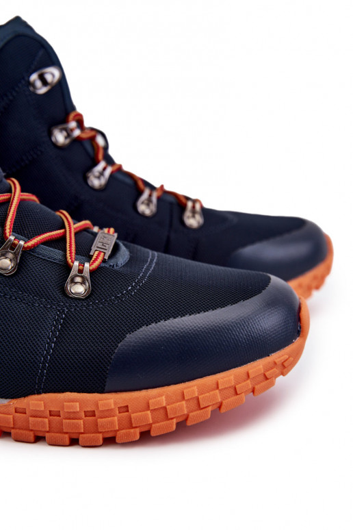 Donkerblauwe Memory Foam Big Star...