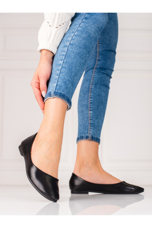 Shelovet klassieke ballerina's in zwart