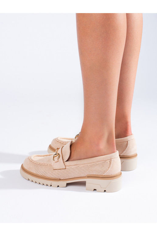 Suède mocassins beige Shelovet Suède mocassins beige Shelovet