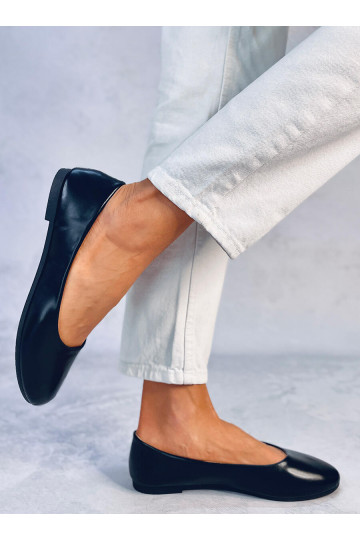 Ballerinaschoenen met leren...