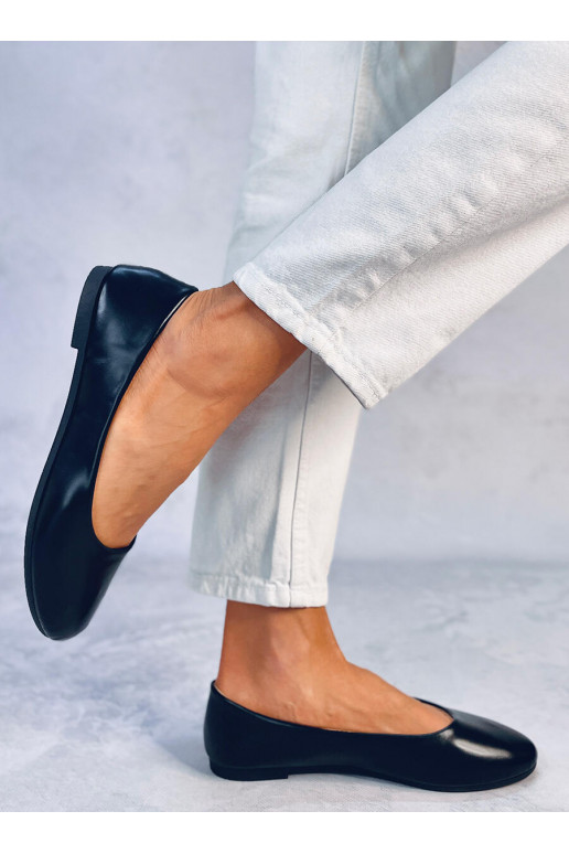 Ballerinaschoenen met leren...