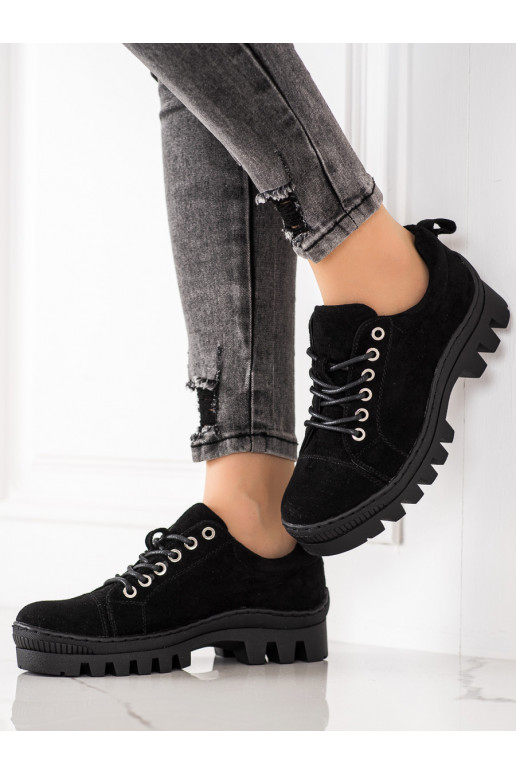 Zwarte schoenen met platform S. Barski Zwarte schoenen met platform S. Barski