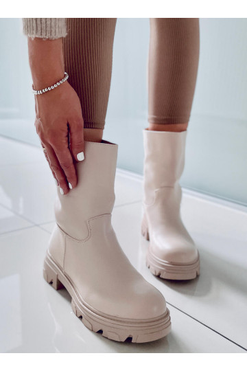 Dameslaarzen JOWITA BEIGE