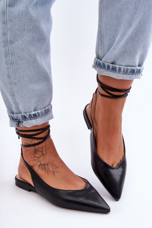 Ballerina's met linten in zwart Lilly... Ballerina's met linten in zwart Lilly...