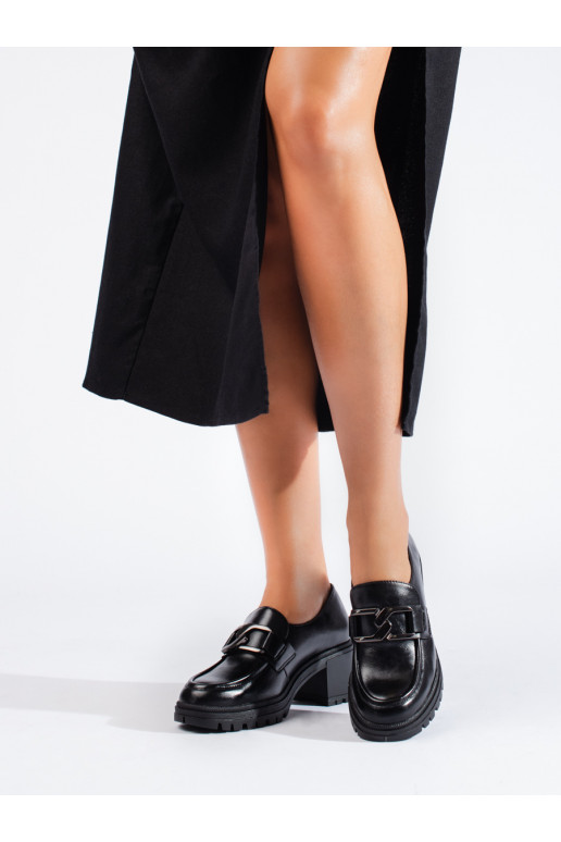 Zwarte damesschoenen met hak Shelovet Zwarte damesschoenen met hak Shelovet