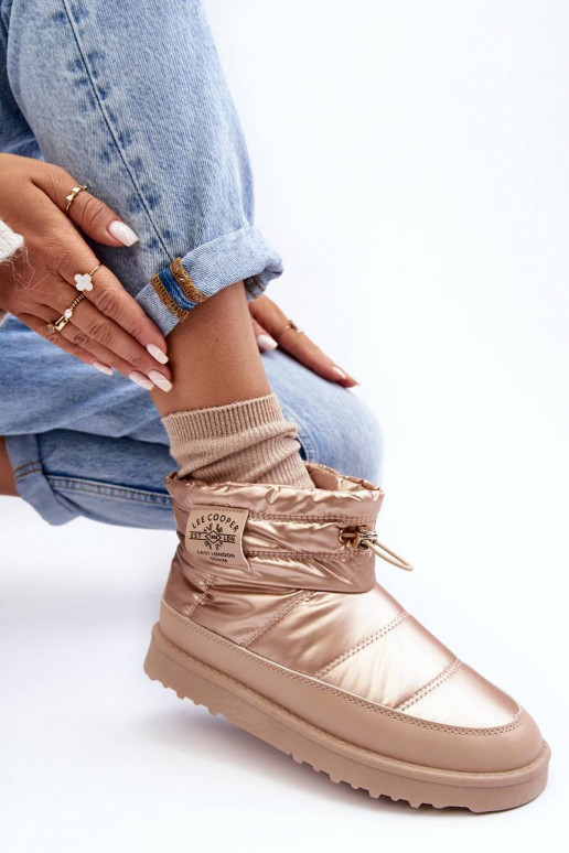Warme snowboots Lee Cooper beige Warme snowboots Lee Cooper beige